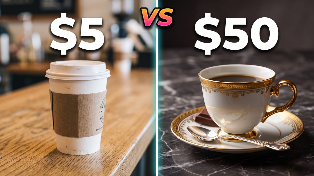 Nano Banana 2.1 result for the side-by-side comparison prompt: both prices correct, added a VS badge.