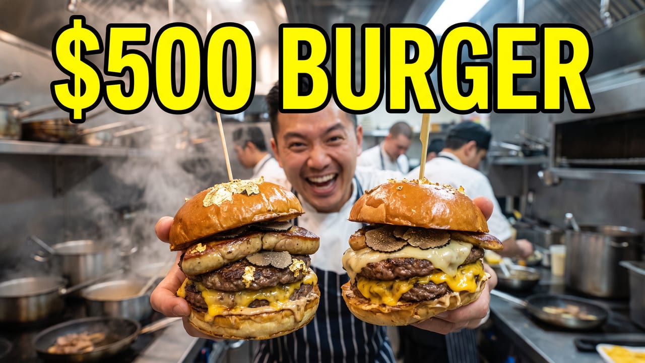 Nano Banana Pro result for the burger prompt
